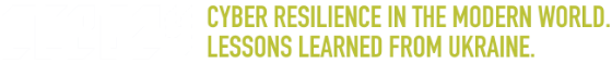 Logo CC2024 Cyber resilience in the modern world. Lessons learned from Ukraine